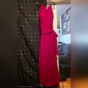 Elegant Red Lavetir Women's Dress